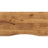 Tafelaccessoires*vidaXL Bureaublad met ronding 140x50x2,5 cm massief ruw mangohout