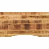 Tafelaccessoires*vidaXL Bureaublad met ronding 140x50x2,5 cm massief ruw mangohout