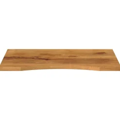 Tafelaccessoires*vidaXL Bureaublad met ronding 80x60x2,5 cm massief ruw mangohout