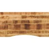 Tafelaccessoires*vidaXL Bureaublad met ronding 140x60x2,5 cm massief ruw mangohout