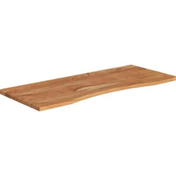 Tafelaccessoires*vidaXL Bureaublad rechthoekig 120x50x2,5 cm massief acaciahout