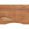Tafelaccessoires*vidaXL Bureaublad rechthoekig 80x60x2,5 cm massief acaciahout