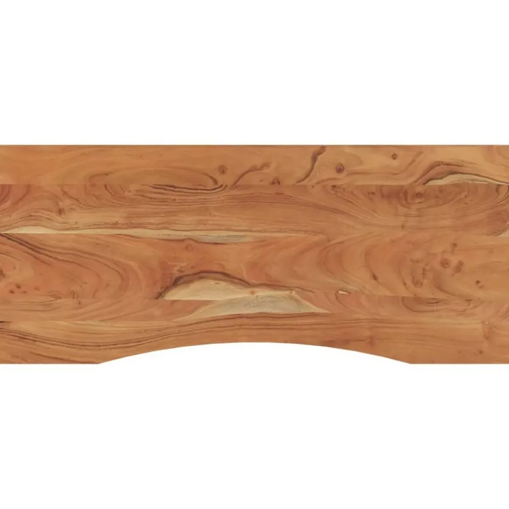 Bureaublad rechthoekig 110x50x2,5 cm massief acaciahout>vidaXL
