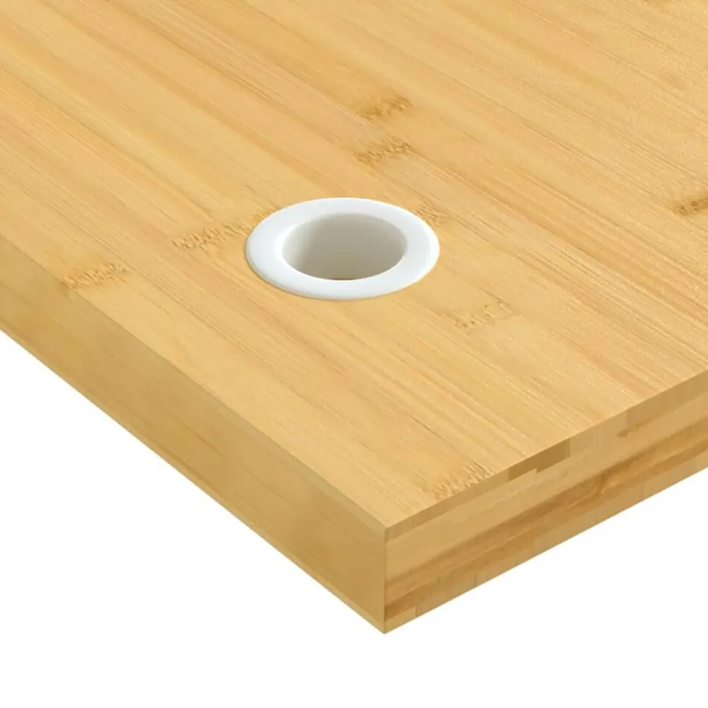 Accessoires Voor Kantoormeubilair*vidaXL Bureaublad 100x50x4 cm bamboe