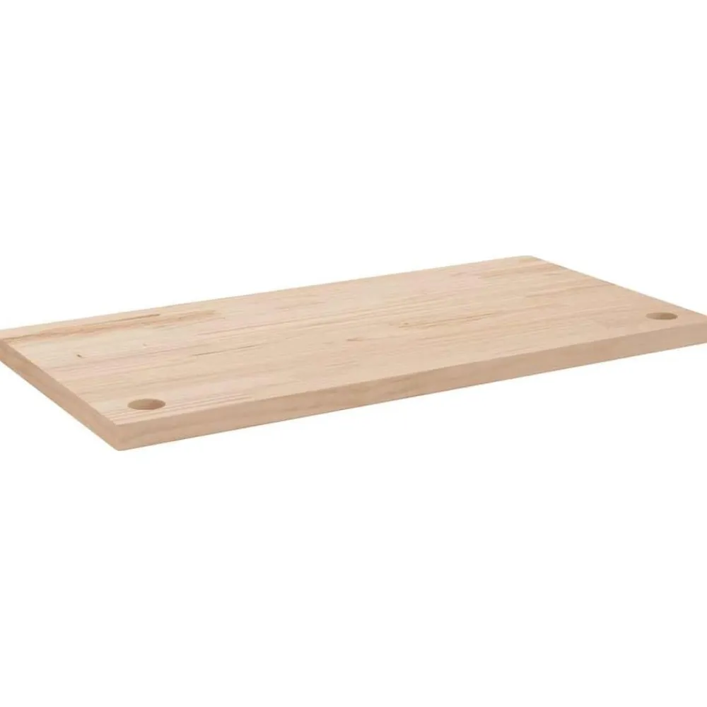 Accessoires Voor Kantoormeubilair*vidaXL Bureaublad 80x40x2,5 cm massief grenenhout Naturel