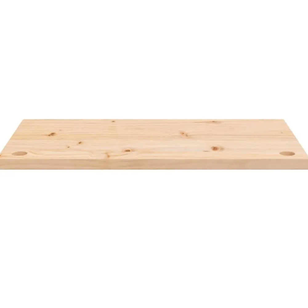 Accessoires Voor Kantoormeubilair*vidaXL Bureaublad 80x40x2,5 cm massief grenenhout Naturel