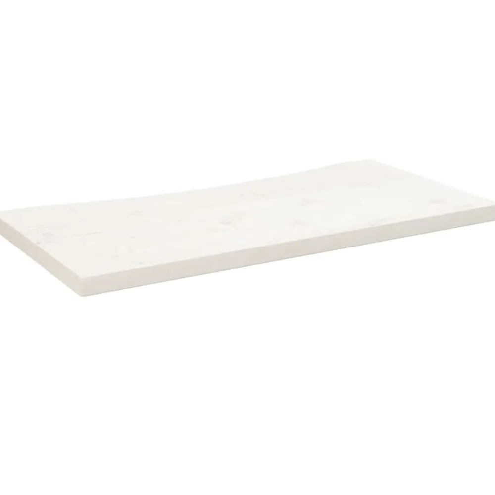 Accessoires Voor Kantoormeubilair*vidaXL Bureaublad 80x40x2,5 cm massief grenenhout Wit