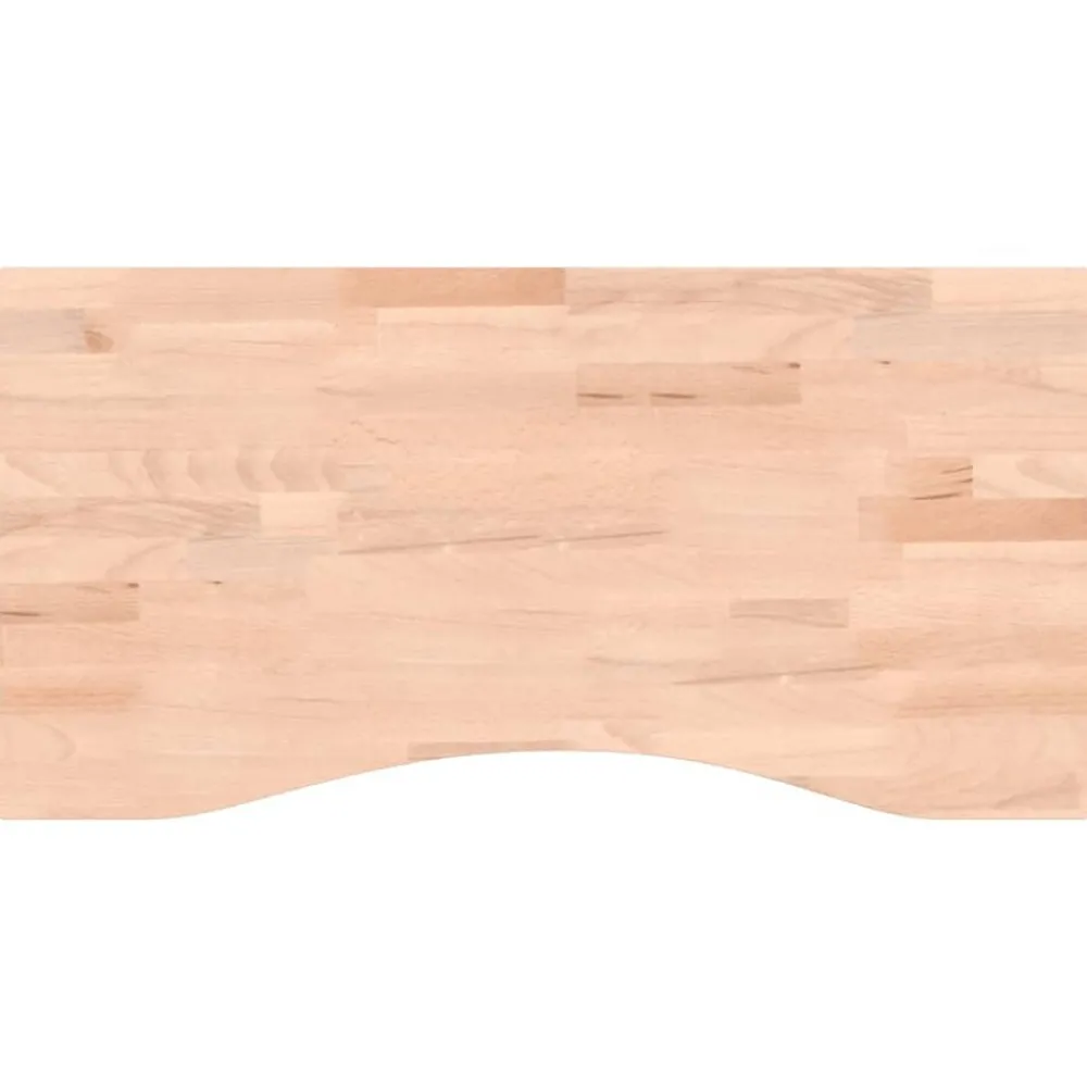 Bureaublad 80x(36-40)x2,5 cm massief beukenhout>vidaXL Clearance