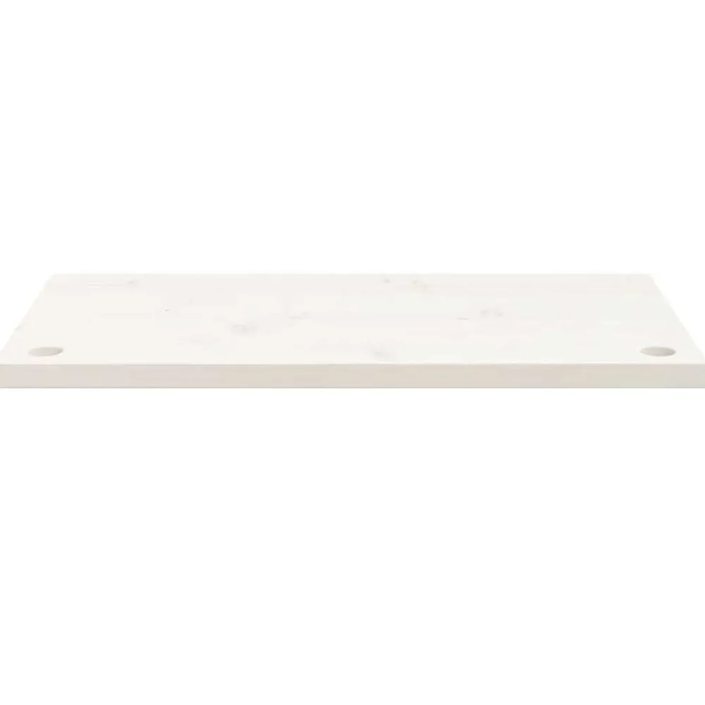 Accessoires Voor Kantoormeubilair*vidaXL Bureaublad 80x40x2,5 cm massief grenenhout Wit