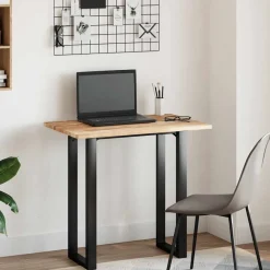 Bureaublad 80x50x2 cm onbehandeld massief acaciahout>vidaXL Sale