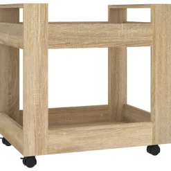 Trolleys*vidaXL Bureaukastje 60x45x60 cm bewerkt hout sonama eikenkleurig Sonoma eiken