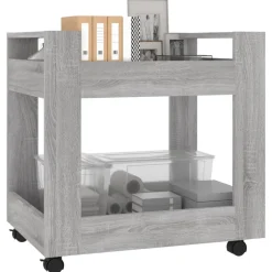 Bureaukastje 60x45x60 cm bewerkt hout eikenkleurig><noscript><img width=