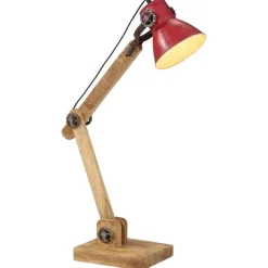 Bureaulamp 25 W E27 23x18x96 cm verweerd>vidaXL Outlet