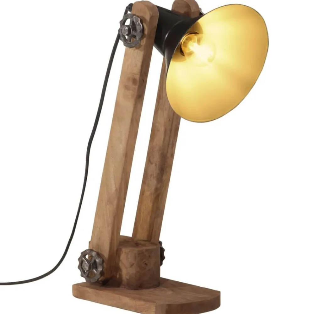 Verlichting*vidaXL Bureaulamp 25 W E27 23x13x52 cm Zwart