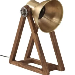 Verlichting*vidaXL Bureaulamp 25 W E27 30x17x40 cm antiek messingkleurig Koper