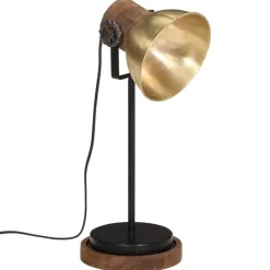 Bureaulamp 25 W E27 17x17x50 cm antiek messingkleurig>vidaXL