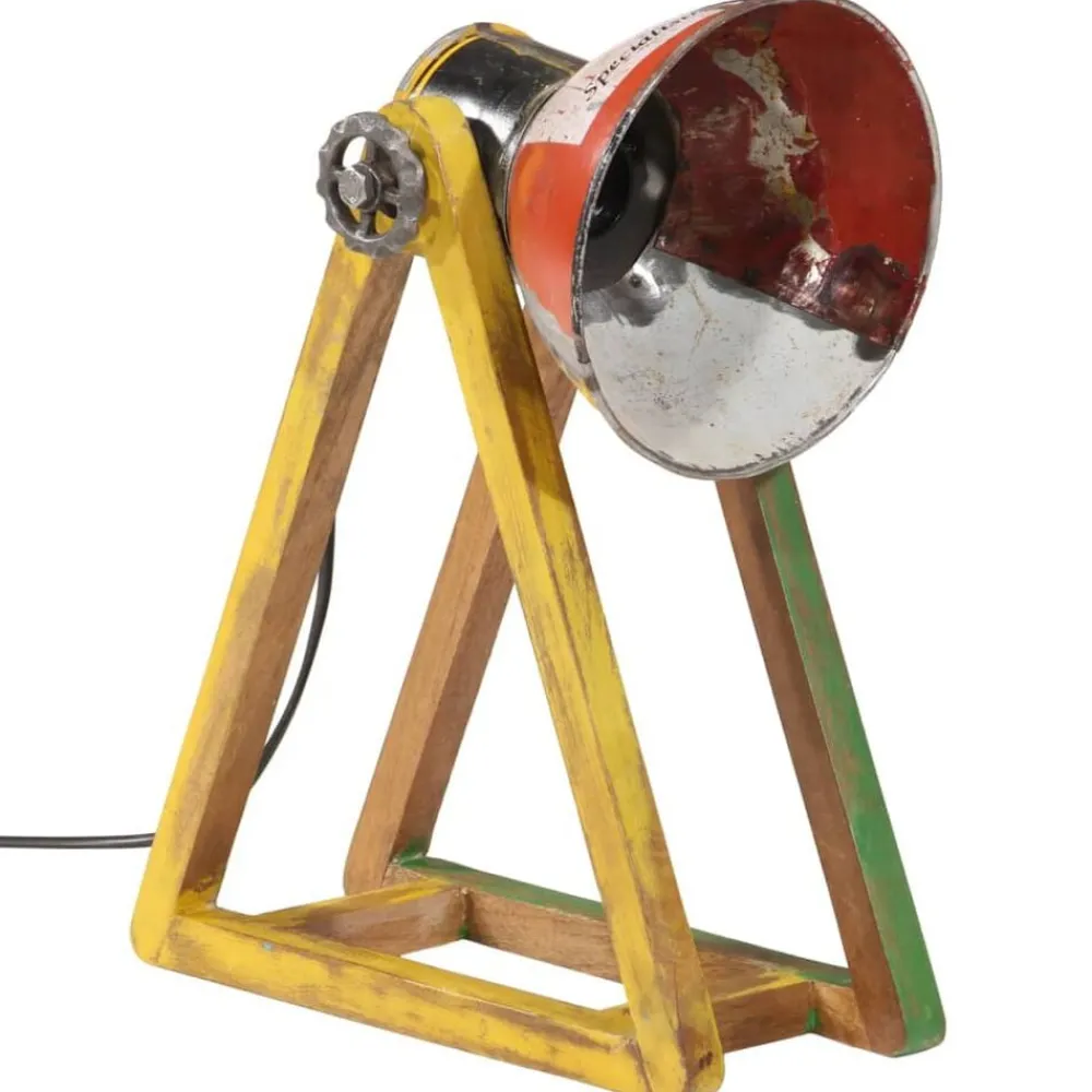 Verlichting*vidaXL Bureaulamp 25 W E27 30x17x40 cm meerkleurig Multikleur
