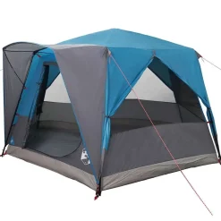 Cabine Tent 5-Persoon met dak en Grijs 333 x 317 x 194 cm>vidaXL Outlet