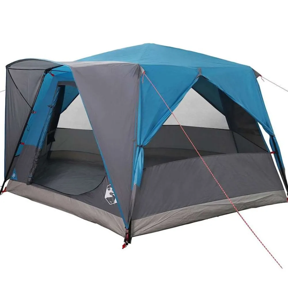Buitensport*vidaXL Cabine Tent 7-Persoons met dak 400 x 350 x 212 cm Blauw