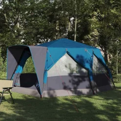 Buitensport*vidaXL Cabine Tent 7-Persoons met dak 400 x 350 x 212 cm Blauw