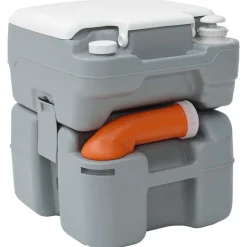 Camping Toilet Grijs 41,5 x 36,5 x 42 cm><noscript><img width=
