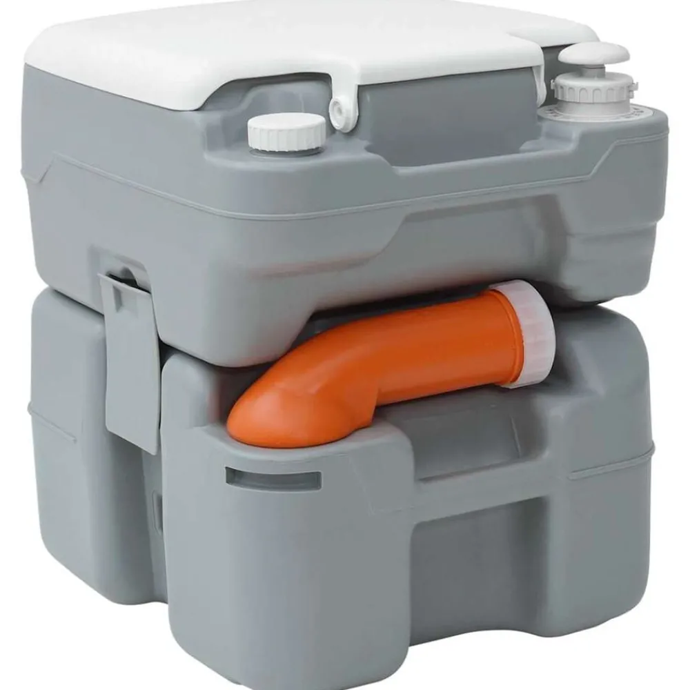 Camping Toilet Grijs 41,5 x 36,5 x 42 cm>vidaXL Sale