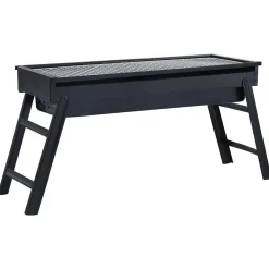 Campingbarbecue draagbaar 60x22,5x33 cm roestvrij>vidaXL Sale