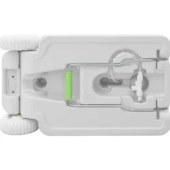 Campinghandwasstand met wielen Grijs 72 x 42 x 103 cm><noscript><img width=