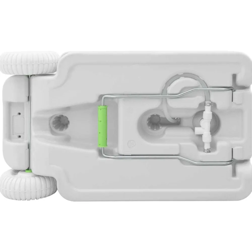 Campinghandwasstand met wielen Grijs 72 x 42 x 103 cm>vidaXL Sale