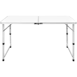 Campingtafel inklapbaar en verstelbaar 120x60 cm aluminium>vidaXL Sale