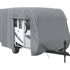 Voertuigonderdelen & -Accessoires*vidaXL Caravanhoes 460x250x220 cm vliesvlies grijs