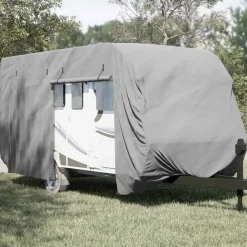 Voertuigonderdelen & -Accessoires*vidaXL Caravanhoes 460x250x220 cm vliesvlies grijs