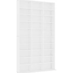 Kasten & Opbergmeubelen*vidaXL Cd-kast 102x23x177,5 cm bewerkt hout Wit