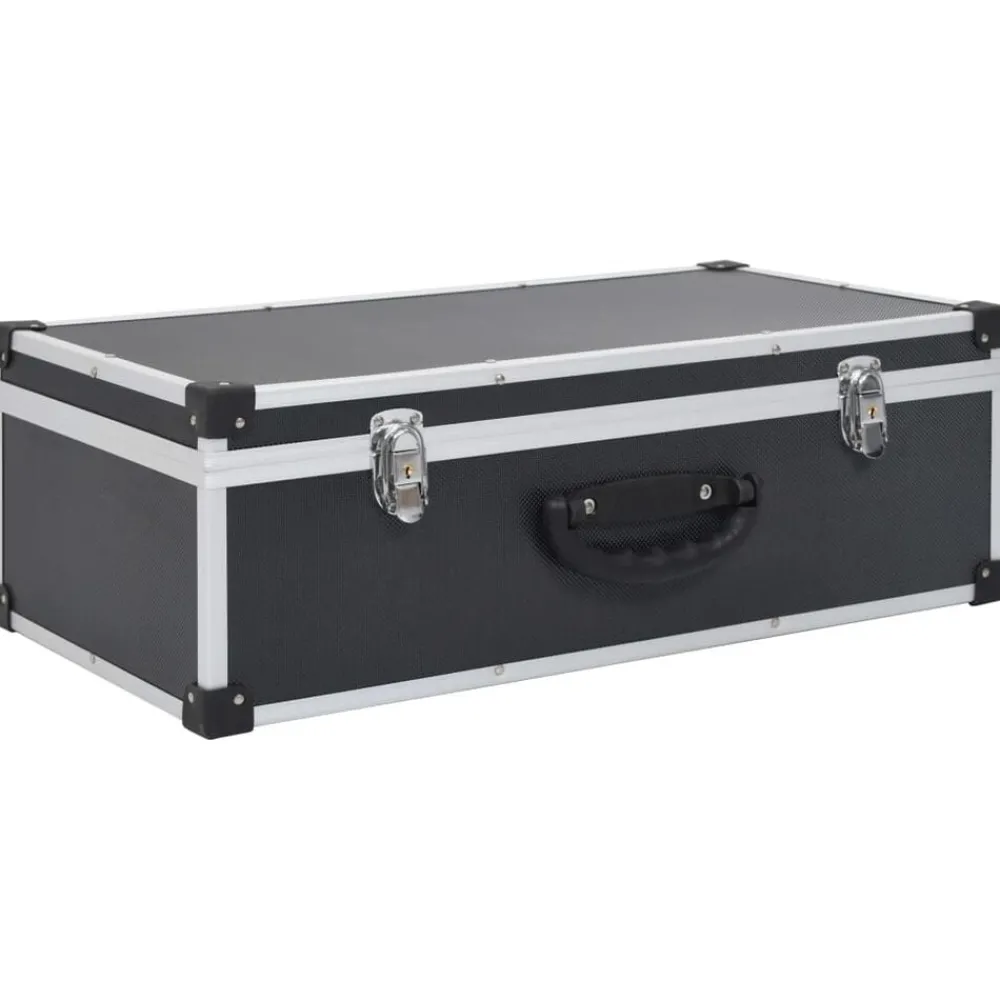 Cd-koffer voor 80 cd's aluminium ABS>vidaXL Clearance