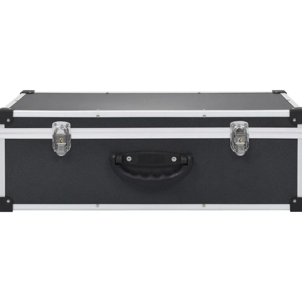 Cd-koffer voor 80 cd's aluminium ABS>vidaXL Clearance