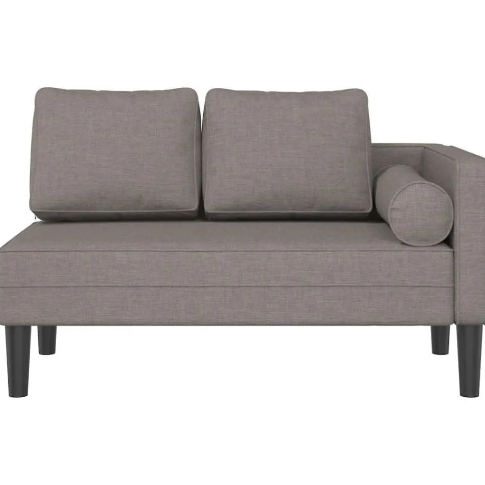 Chaise longue met kussens stof>vidaXL Clearance