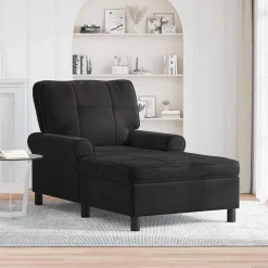 Chaise Lounge met kussen 91 x 157 x 91 cm Fluweel>vidaXL Clearance