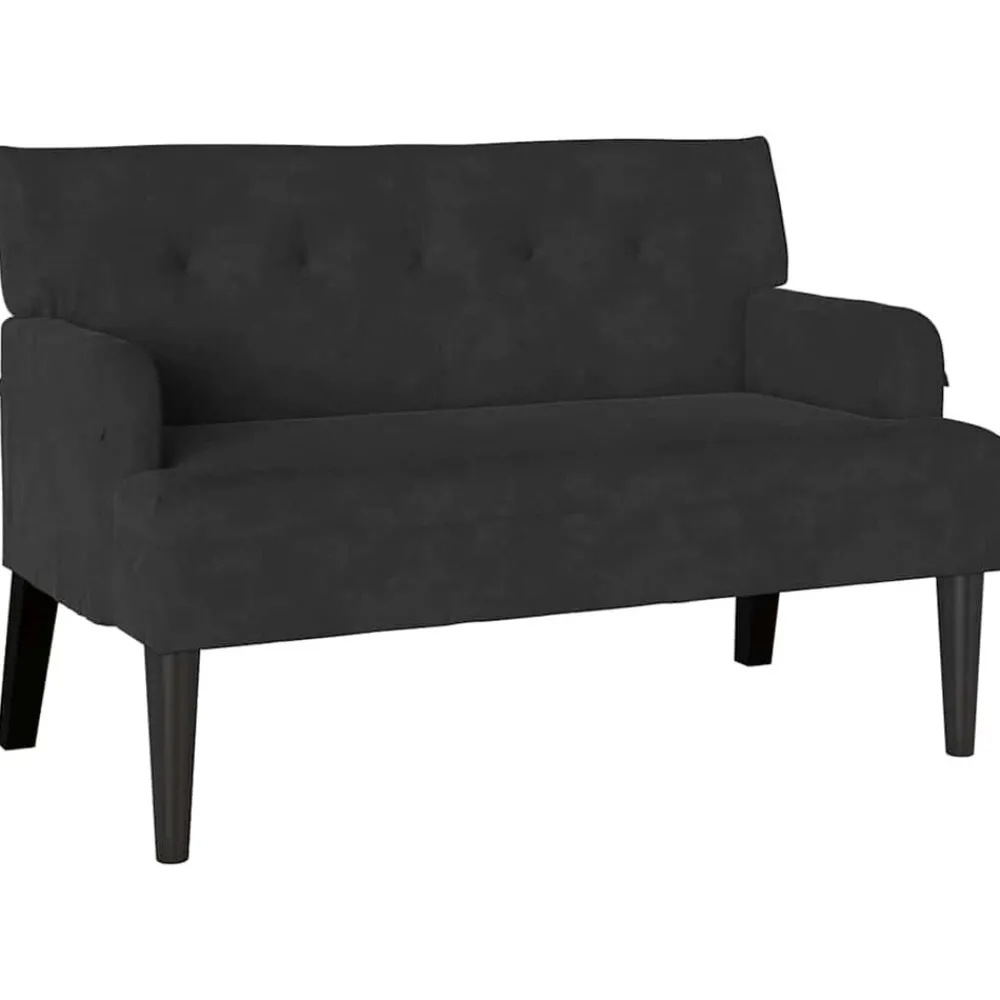 Chesterfield Bank 112 x 65,5 x 75 cm Fluweel>vidaXL New