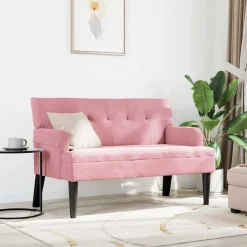 Chesterfield Bank 112 x 65,5 x 75 cm Fluweel><noscript><img width=