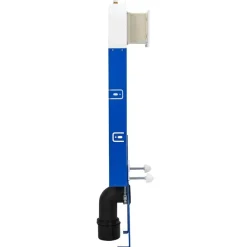 Badkameraccessoires*vidaXL Cisterna Frame met opslag Wit 50 x 8 x 131 cm Staal