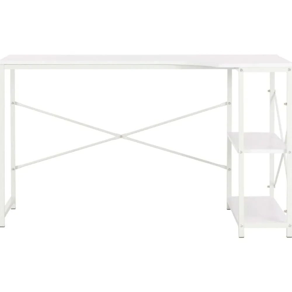 Kantoormeubelen*vidaXL Computerbureau 120x72x70 cm Wit