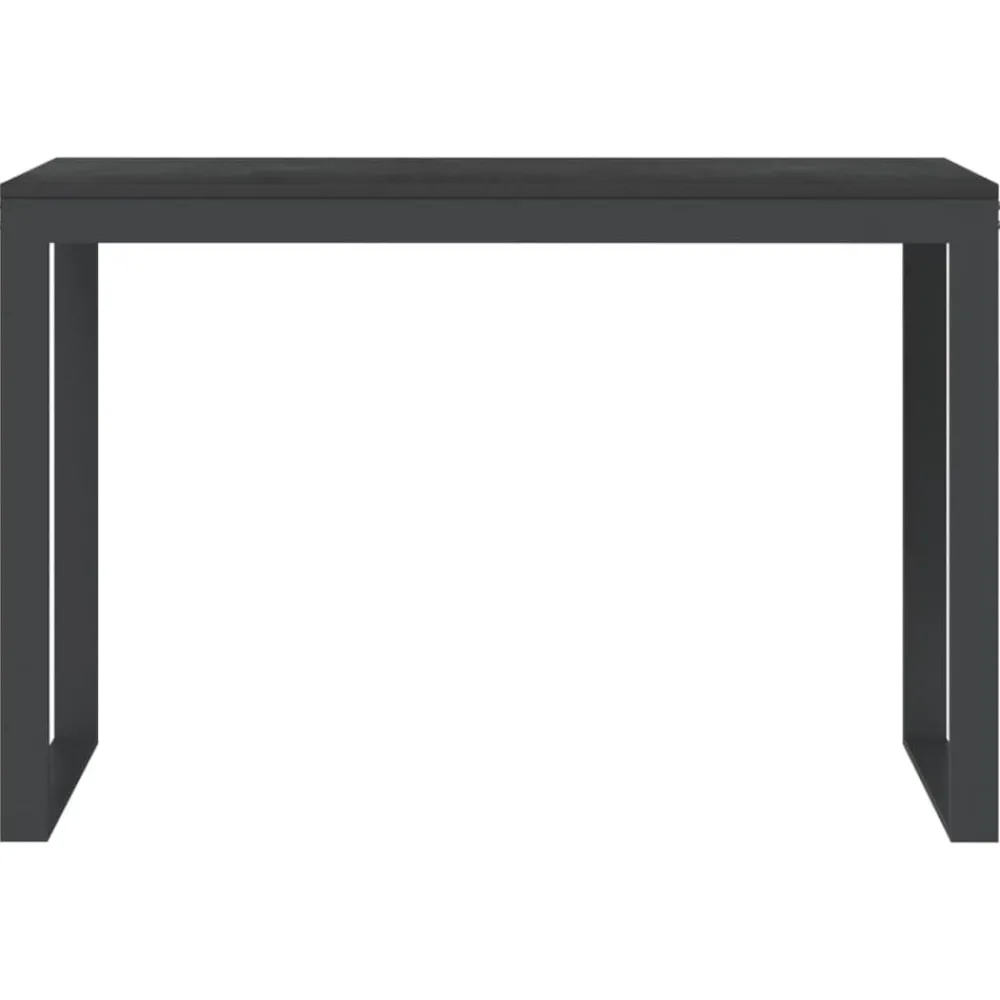 Kantoormeubelen*vidaXL Computerbureau 110x60x73 cm spaanplaat Zwart