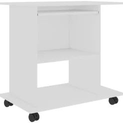 Computerbureau 80x50x75 cm bewerkt hout>vidaXL Discount