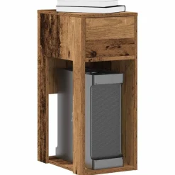 Computertorenstandaard met lade 30x44x74 cm kleurig>vidaXL Online