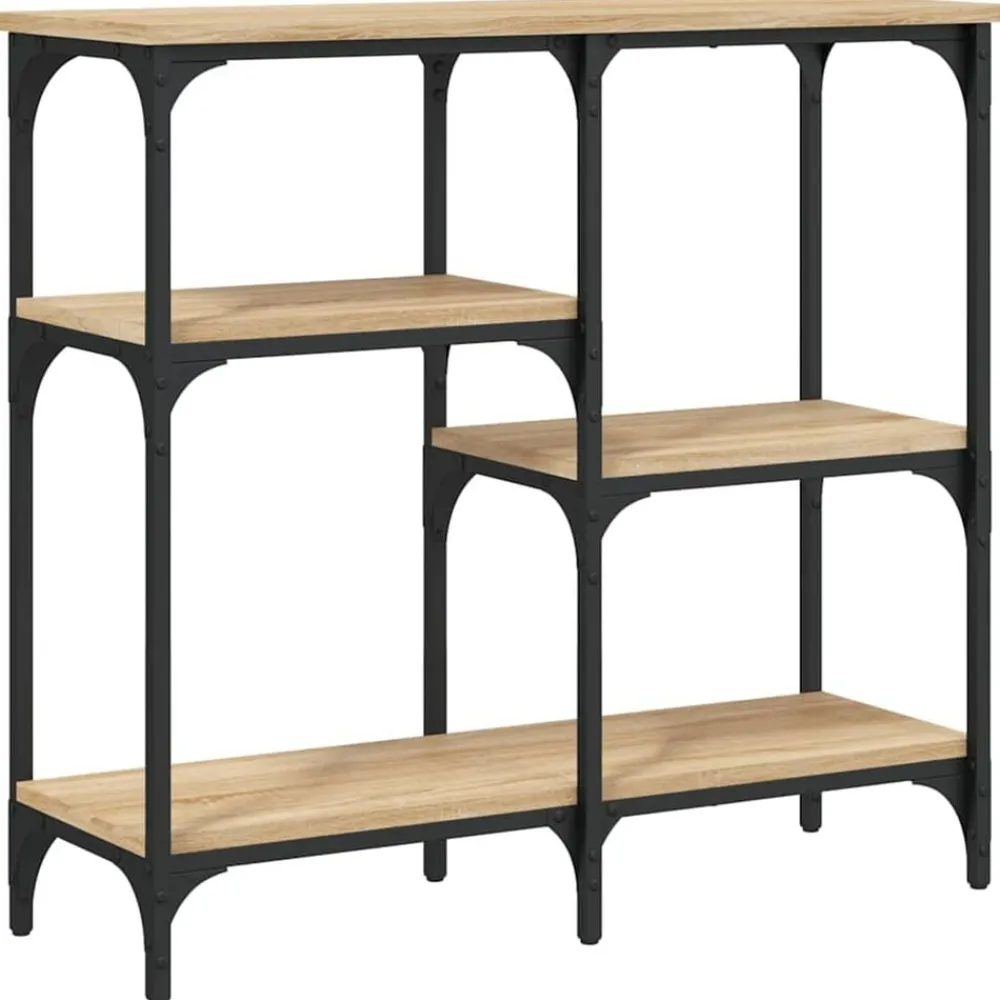 Consoletafel 80x29x75 cm Bewerkt Hout>vidaXL Best