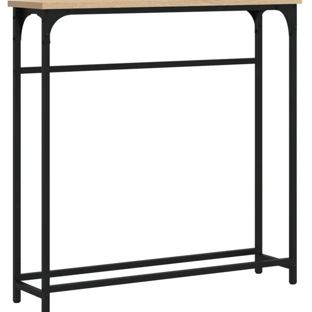 Consoletafel 75x19,5x75 cm Bewerkt Hout>vidaXL Discount