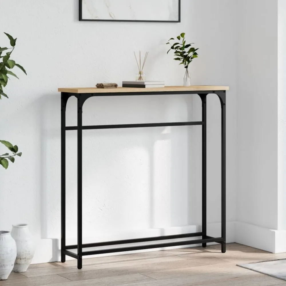 Consoletafel 75x19,5x75 cm Bewerkt Hout>vidaXL Discount