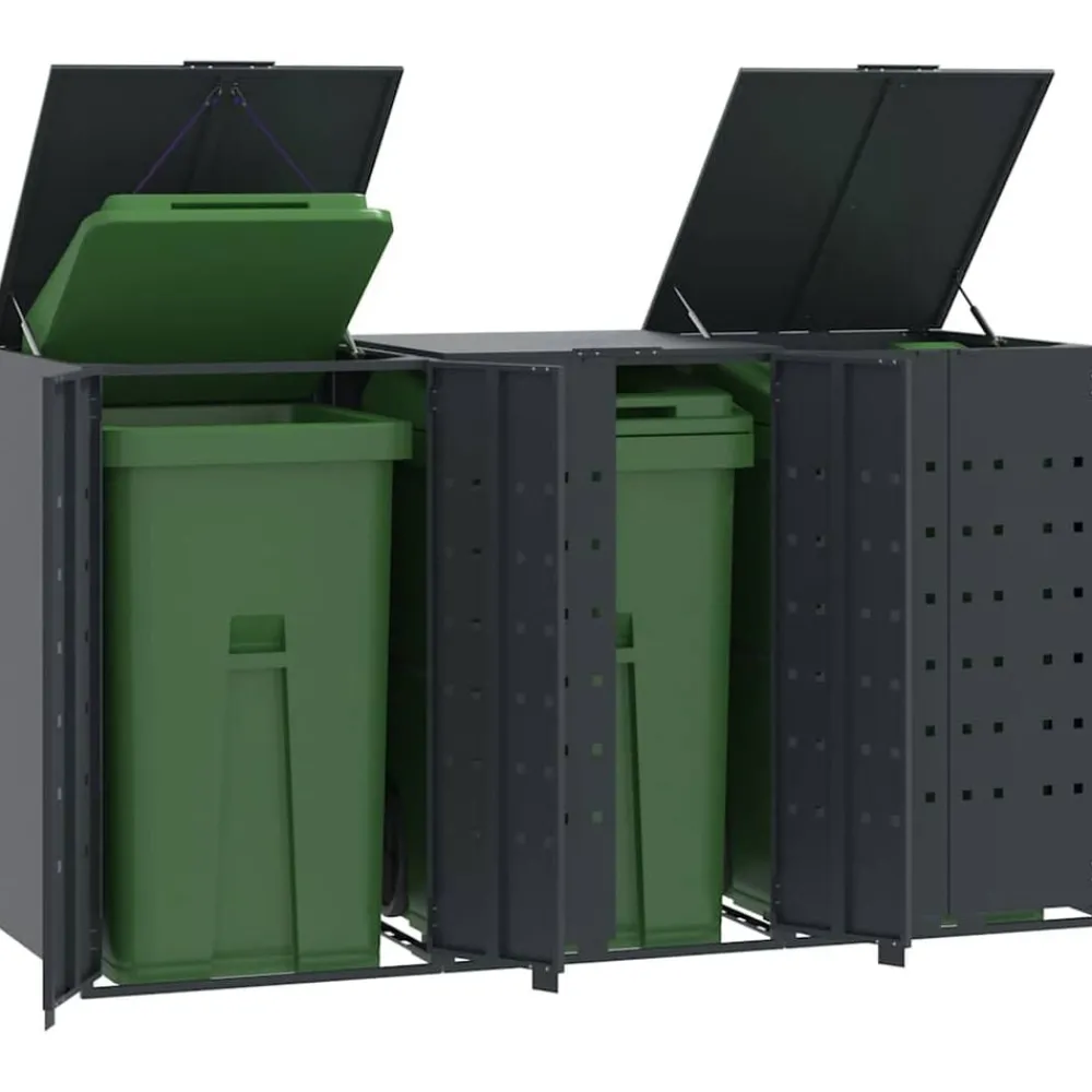 Containerberging 3 containers 207x79x117 cm staal>vidaXL Outlet
