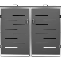 Containerberging dubbel 138x77,5x112,5 cm roestvrij staal><noscript><img width=