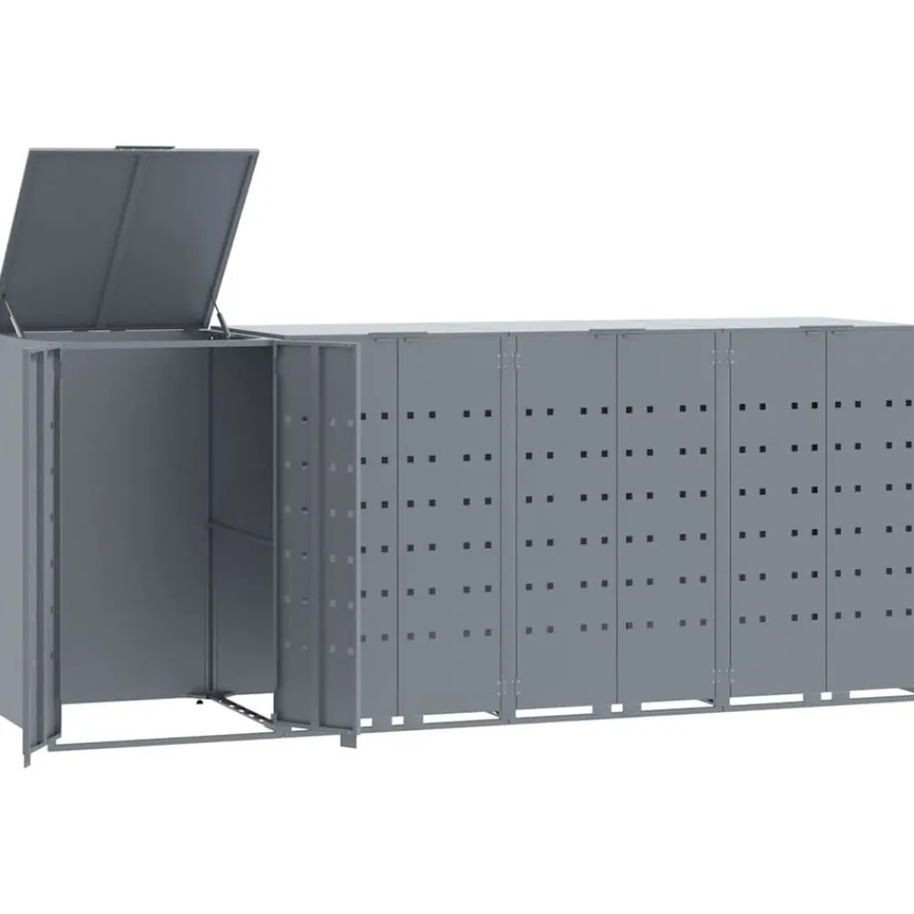Containerberging voor 4 containers 276x79x117 cm staal>vidaXL Sale